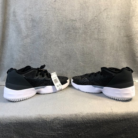 adidas D.O.N. Issue #4 Men's Core Black Cloud White Carbon Sneakers Shoes - Picture 6 of 17
